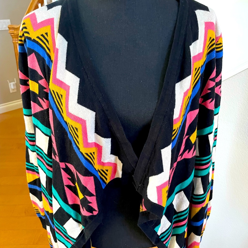 Forever 21 Multi Color Cardigan Size Large